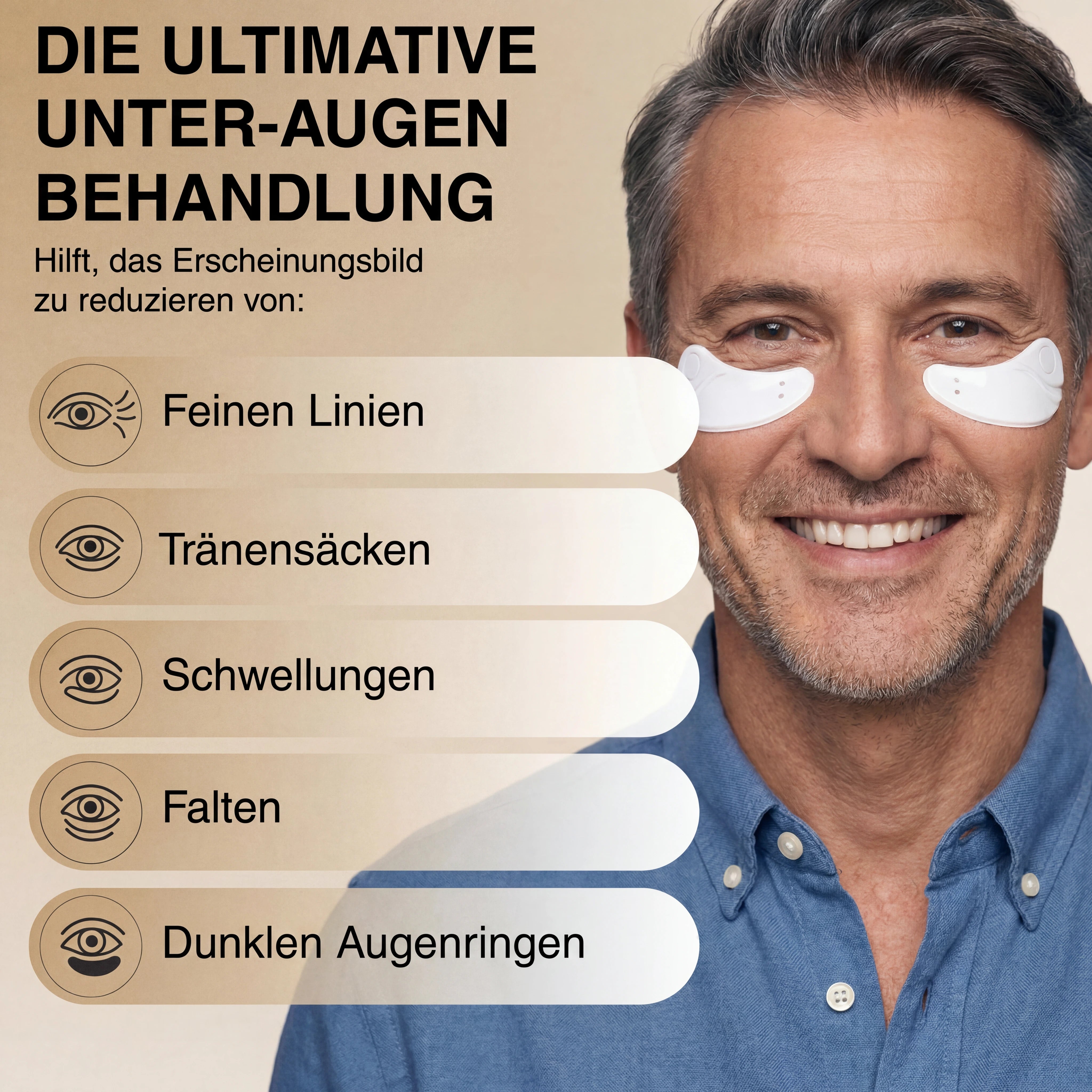 Synea Glowpads Pro - Augenpflege für Männer